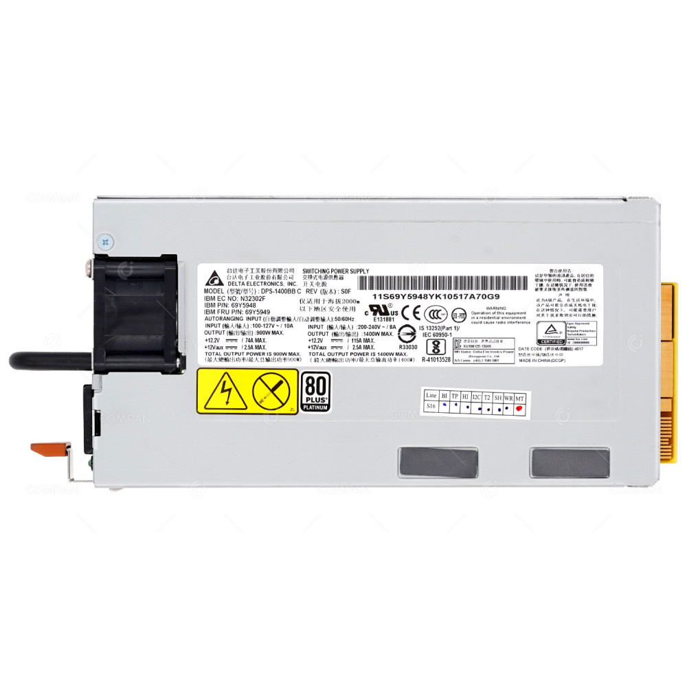 69Y5949  IBM POWER SUPPLY 1400W 80 PLUS PLATINUM